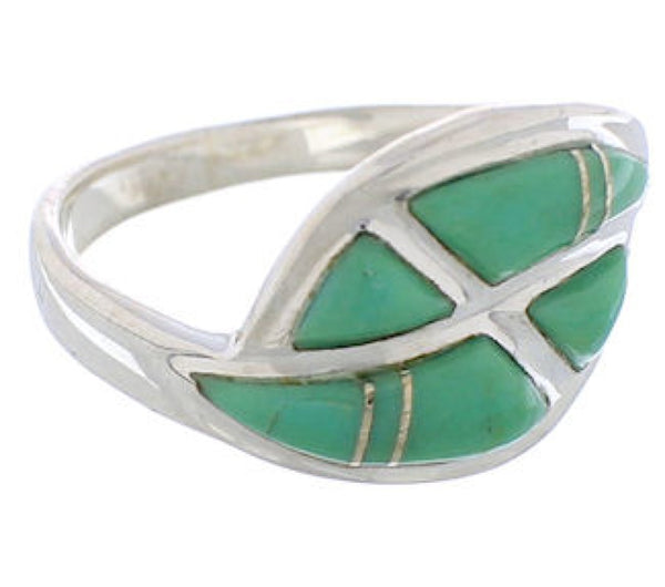 Turquoise Sterling Silver Southwestern Ring Size 4-3/4 WX41138